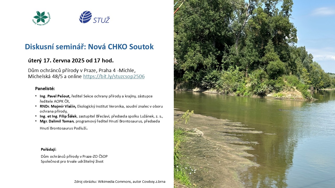 O čem byla naše beseda Nová CHKO Soutok dne 17. 6. 2025